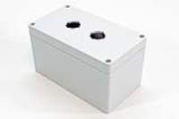 1554MPB2D (1554PB Series Enclosures - Hammond) - Grey - 160mm x 90mm x 90mm - Polycarbonate