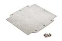 1554NPL (1554-55 Series Inner Plates - Hammond) - Galvanized - 108mm x 107mm x 1mm - 16 Gauge Steel