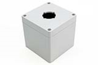 1554PB1A (1554PB Series Enclosures - Hammond) - Grey - 90mm x 90mm x 90mm - Polycarbonate