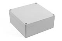 1554Q2GY (1554 Series Enclosures - Hammond) - Grey - 140mm x 140mm x 60mm - Polycarbonate - IP68