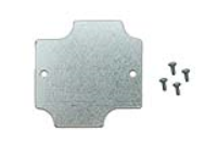 1555BFPL (1555F Series Inner Plates - Hammond) - Galvanized - 65mm x 65mm x 2mm - Steel