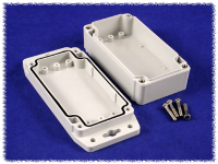 1555C2F22GY (1555F Series Enclosures - Hammond) - Light Grey - 119mm x 66mm x 42mm - Polycarbonate - IP68