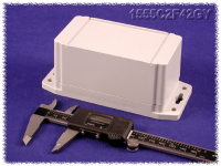 1555CF42GY (1555F Series Enclosures - Hammond) - Light Grey - 119mm x 66mm x 62mm - ABS Plastic - IP68