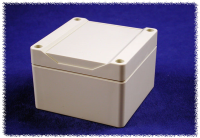 1555E2GY (1555 Series Enclosures - Hammond) - Grey - 89mm x 89mm x 61mm - Polycarbonate - IP68