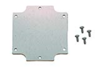 1555EFPL (1555F Series Inner Plates - Hammond) - Galvanized - 90mm x 90mm x 2mm - Steel