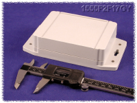 1555FF17GY (1555F Series Enclosures - Hammond) - Light Grey - 119mm x 91mm x 37mm - ABS Plastic - IP68