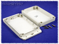 1555H2F17GY (1555F Series Enclosures - Hammond) - Light Grey - 180mm x 119mm x 37mm - Polycarbonate - IP68