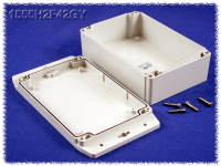 1555H2F42GY (1555F Series Enclosures - Hammond) - Light Grey - 180mm x 119mm x 62mm - Polycarbonate - IP68