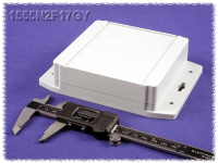 1555NF17GY (1555F Series Enclosures - Hammond) - Light Grey - 119mm x 119mm x 37mm - ABS Plastic - IP68