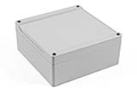 1555Q2GY (1555 Series Enclosures - Hammond) - Grey - 140mm x 140mm x 60mm - Polycarbonate - IP68