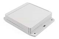 1555R2F17GY (1555F Series Enclosures - Hammond) - Light Grey - 160mm x 160mm x 38mm - Polycarbonate - IP68