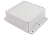 1555R2F42GY (1555F Series Enclosures - Hammond) - Light Grey - 160mm x 160mm x 62mm - Polycarbonate - IP68