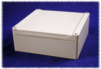 1555R2GY (1555 Series Enclosures - Hammond) - Grey - 160mm x 160mm x 61mm - Polycarbonate - IP68