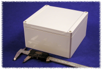 1555SGY (1555 Series Enclosures - Hammond) - Grey - 160mm x 160mm x 89mm - ABS Plastic - IP66