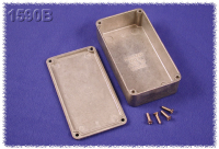 1590B (1590 Series Enclosures - Hammond) - Natural - 112mm x 60mm x 27mm - Aluminium (Die-Cast Alloy) - IP54