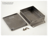 1590BBF (1590 Series Enclosures - Hammond) - Natural - 119mm x 93mm x 30mm - Aluminium (Die-Cast Alloy) - IP54