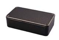 1590BBK (1590 Series Enclosures - Hammond) - Black - 112mm x 60mm x 27mm - Aluminium (Die-Cast Alloy) - IP54