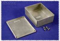 1590BBS (1590 Series Enclosures - Hammond) - Natural - 119mm x 94mm x 38mm - Aluminium (Die-Cast Alloy) - IP54