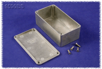 1590BS (1590 Series Enclosures - Hammond) - Natural - 112mm x 60mm x 38mm - Aluminium (Die-Cast Alloy) - IP54