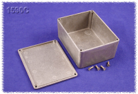 1590C (1590 Series Enclosures - Hammond) - Natural - 120mm x 94mm x 53mm - Aluminium (Die-Cast Alloy) - IP54