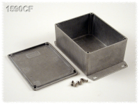 1590CF (1590 Series Enclosures - Hammond) - Natural - 120mm x 94mm x 53mm - Aluminium (Die-Cast Alloy) - IP54