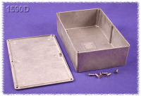 1590D (1590 Series Enclosures - Hammond) - Natural - 187mm x 119mm x 52mm - Aluminium (Die-Cast Alloy) - IP54