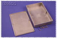 1590DD (1590 Series Enclosures - Hammond) - Natural - 187mm x 119mm x 33mm - Aluminium (Die-Cast Alloy) - IP54