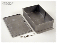 1590DF (1590 Series Enclosures - Hammond) - Natural - 187mm x 119mm x 52mm - Aluminium (Die-Cast Alloy) - IP54