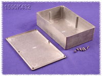 1590K432 (1590K4 Series Enclosures - Hammond) - Natural - 188mm x 120mm x 52mm - Zinc (Die-Cast Alloy) - IP54