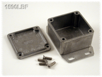 1590LBF (1590 Series Enclosures - Hammond) - Natural - 51mm x 51mm x 27mm - Aluminium (Die-Cast Alloy) - IP54