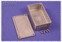 1590N1 (1590 Series Enclosures - Hammond) - Natural - 121mm x 66mm x 35mm - Aluminium (Die-Cast Alloy) - IP54