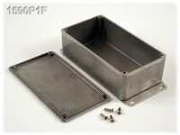 1590P1F (1590 Series Enclosures - Hammond) - Natural - 153mm x 82mm x 46mm - Aluminium (Die-Cast Alloy) - IP54