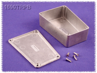 1590TRPB (1590TRP-STP Series Enclosures - Hammond) - Natural - 112mm x 61/79mm x 39/35mm - Aluminium (Die-Cast Alloy) - IP54