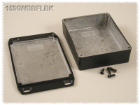 1590WBBFLBK (1590 Series Enclosures - Hammond) - Black - 119mm x 93mm x 30mm - Aluminium (Die-Cast Alloy) - IP65