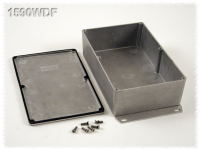 1590WDF (1590 Series Enclosures - Hammond) - Natural - 187mm x 119mm x 52mm - Aluminium (Die-Cast Alloy) - IP65