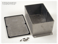 1590WEF (1590 Series Enclosures - Hammond) - Natural - 187mm x 119mm x 78mm - Aluminium (Die-Cast Alloy) - IP65