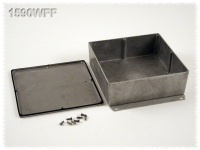 1590WFF (1590 Series Enclosures - Hammond) - Natural - 187mm x 187mm x 63mm - Aluminium (Die-Cast Alloy) - IP65