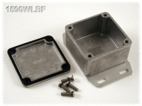 1590WLBF (1590 Series Enclosures - Hammond) - Natural - 51mm x 51mm x 27mm - Aluminium (Die-Cast Alloy) - IP65