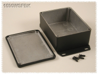 1590WSFBK (1590 Series Enclosures - Hammond) - Black - 110mm x 82mm x 40mm - Aluminium (Die-Cast Alloy) - IP65