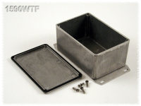 1590WTF (1590 Series Enclosures - Hammond) - Natural - 120mm x 80mm x 55mm - Aluminium (Die-Cast Alloy) - IP65