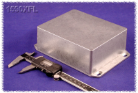 1590XFL (1590 Series Enclosures - Hammond) - Natural - 145mm x 121mm x 52mm - Aluminium (Die-Cast Alloy) - IP54