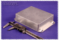 1590XXFL (1590 Series Enclosures - Hammond) - Natural - 145mm x 121mm x 35mm - Aluminium (Die-Cast Alloy) - IP54