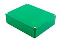 1590XXGR (1590STOMP Series Enclosures - Hammond) - Green - 145mm x 121mm x 35mm - Aluminium (Die-Cast Alloy) - IP54