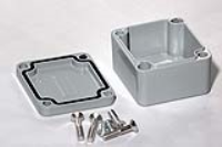 1590Z060GY (1590Z Series Enclosures - Hammond) - Grey - 50mm x 45mm x 24mm - Aluminium (Die-Cast Alloy) - IP68