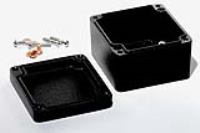 1590Z100BK (1590Z Series Enclosures - Hammond) - Black - 75mm x 80mm x 40mm - Aluminium (Die-Cast Alloy) - IP68