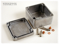 1590Z110 (1590Z Series Enclosures - Hammond) - Natural - 75mm x 80mm x 40mm - Aluminium (Die-Cast Alloy) - IP68