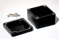 1590Z110BK (1590Z Series Enclosures - Hammond) - Black - 75mm x 80mm x 40mm - Aluminium (Die-Cast Alloy) - IP68