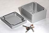 1590Z110GY (1590Z Series Enclosures - Hammond) - Grey - 75mm x 80mm x 40mm - Aluminium (Die-Cast Alloy) - IP68