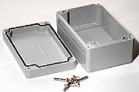 1590Z120GY (1590Z Series Enclosures - Hammond) - Grey - 124mm x 80mm x 44mm - Aluminium (Die-Cast Alloy) - IP68