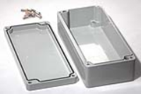 1590Z130GY (1590Z Series Enclosures - Hammond) - Grey - 176mm x 80mm x 42mm - Aluminium (Die-Cast Alloy) - IP68